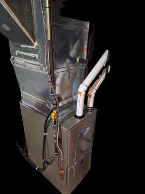 Carrier furnace and GSW water heater installation